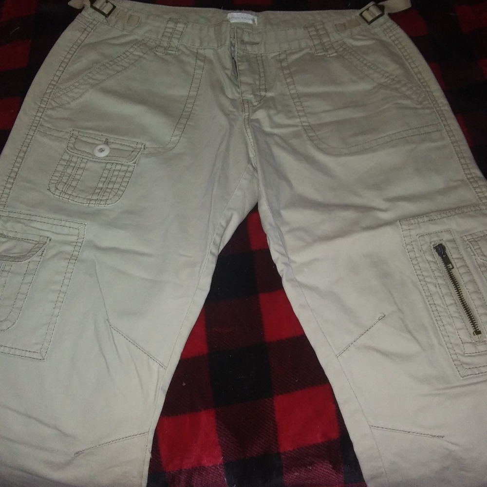 Maurices tan capris